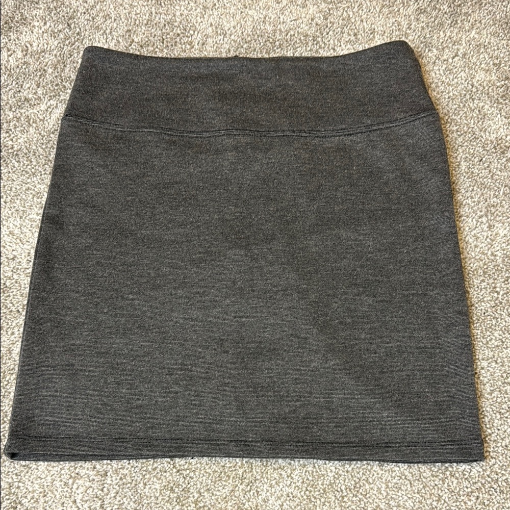 Gray Mini Skirt